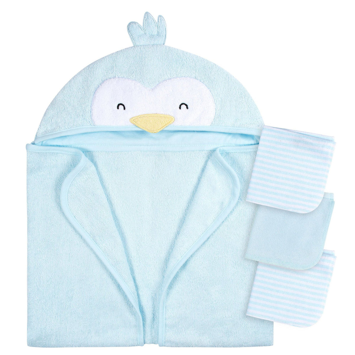 Gerber - 4pc Bath Set - Blue Penguin