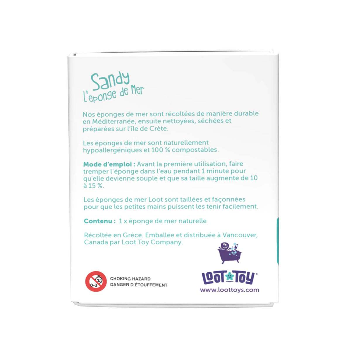 Loot Toy Company - Sandy The Sea Sponge