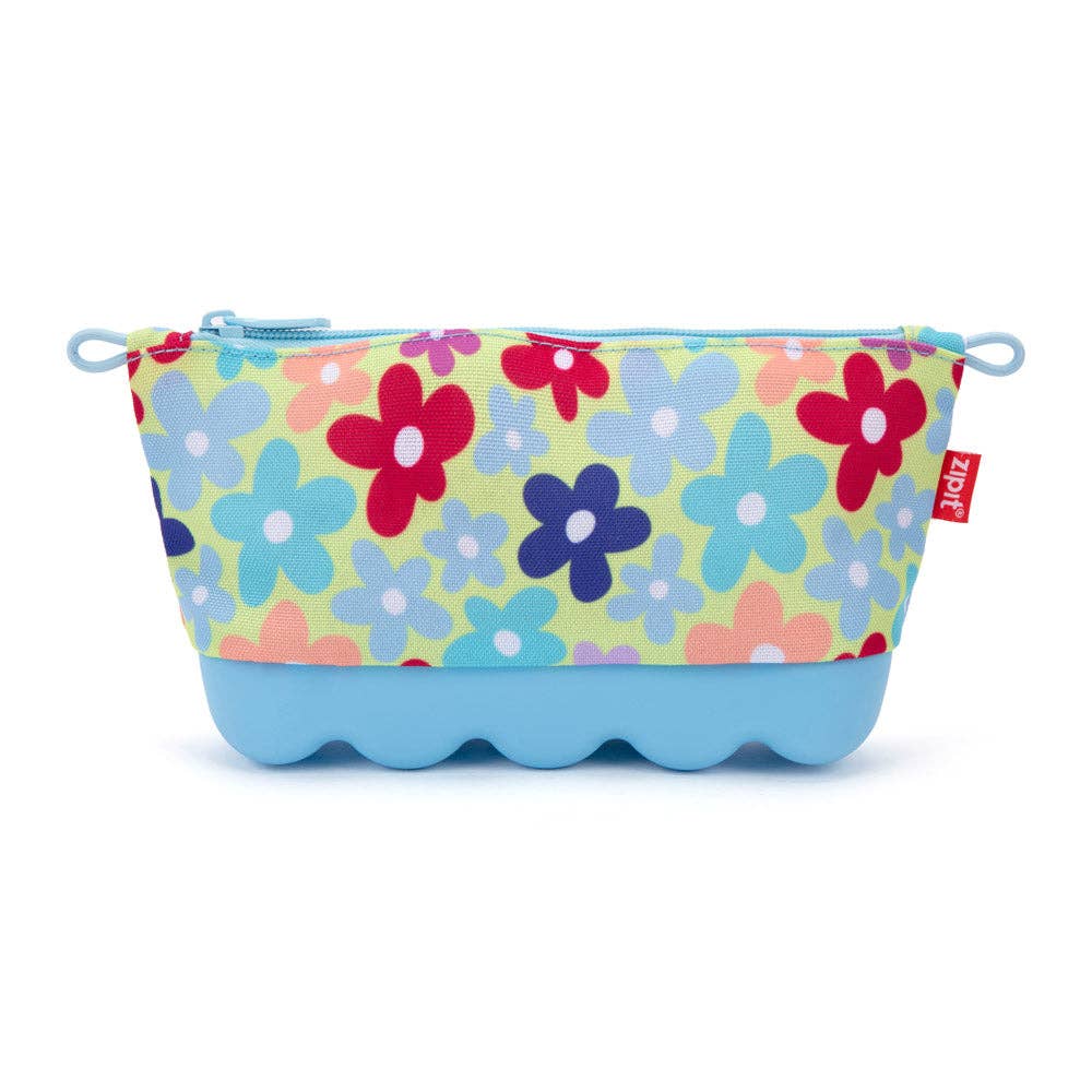 ZIPIT - ZIPIT Flowers Case, Cute Pencil Case for Girls