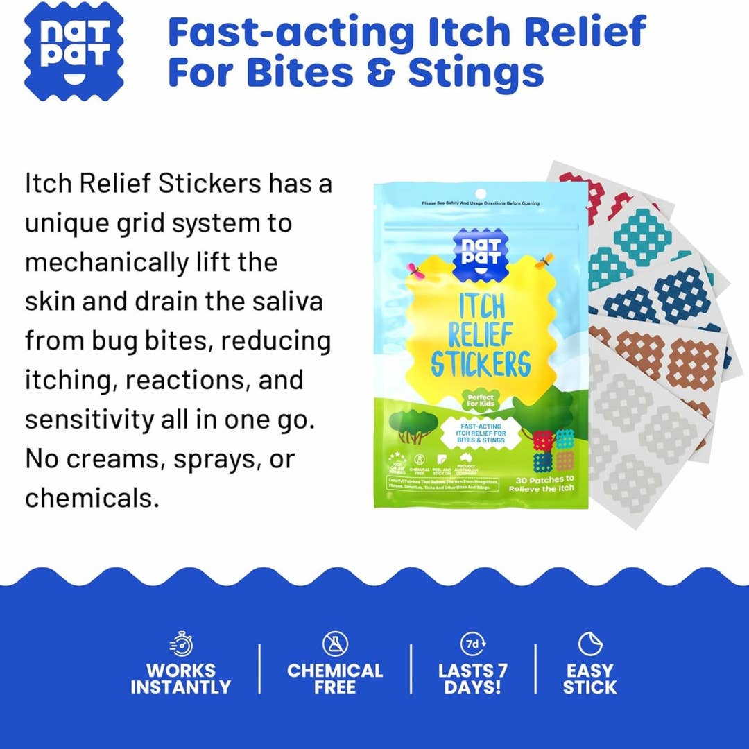 NATPAT - Mosquito and Itch Relief Patches