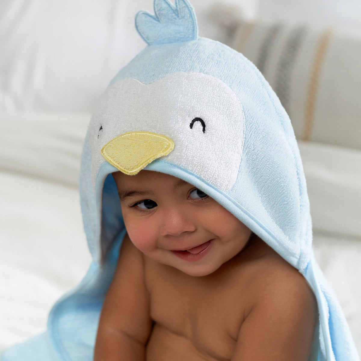 Gerber - 4pc Bath Set - Blue Penguin