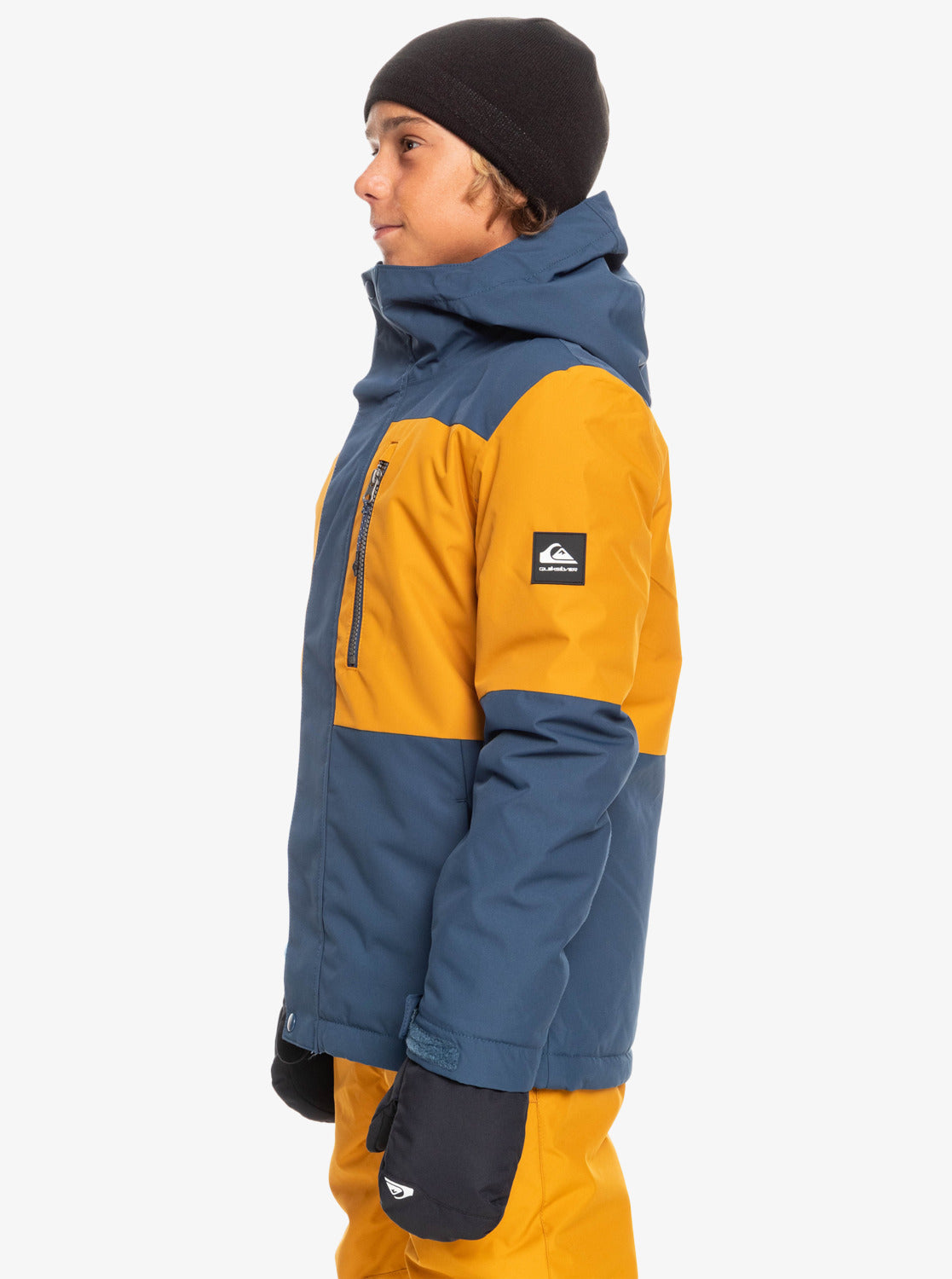 QUIKSILVER Mission Printed Block Winter Jacket, children's jackets — back view