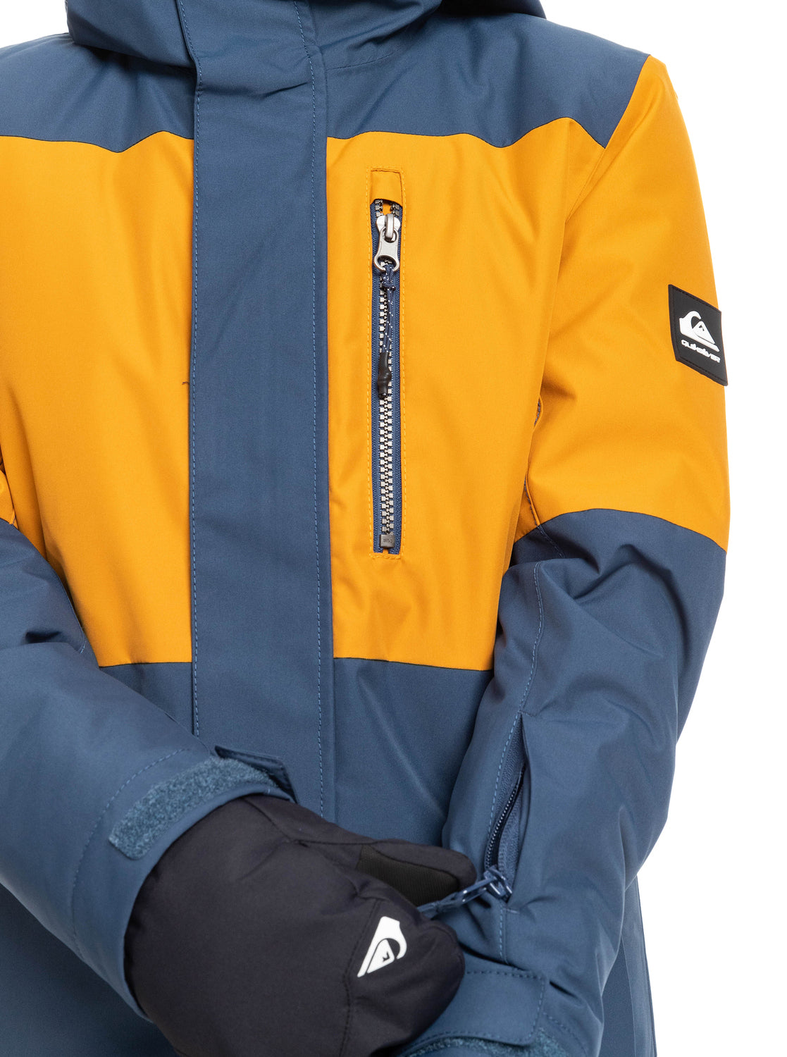 QUIKSILVER Mission Printed Block Winter Jacket, children's jackets — side view