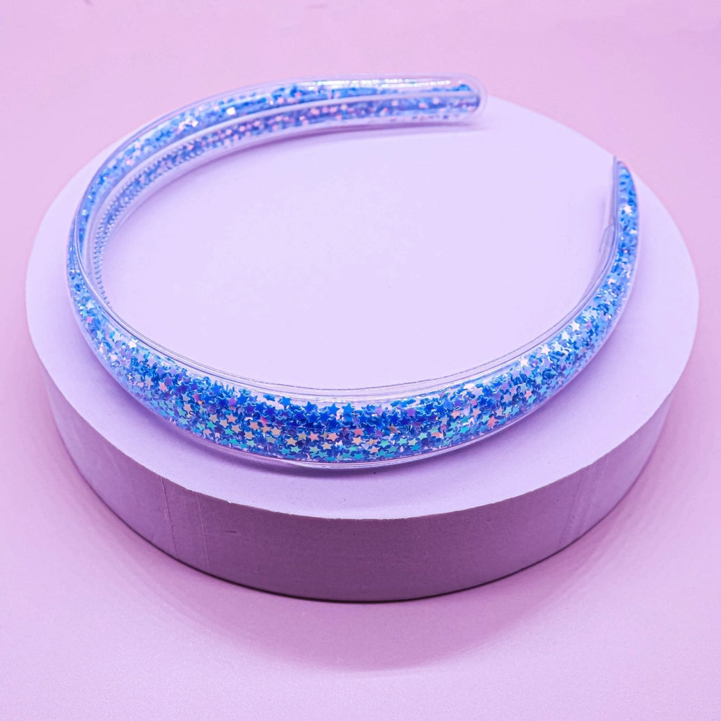 Frog Sac Shaker Glitter Headband with Teeth