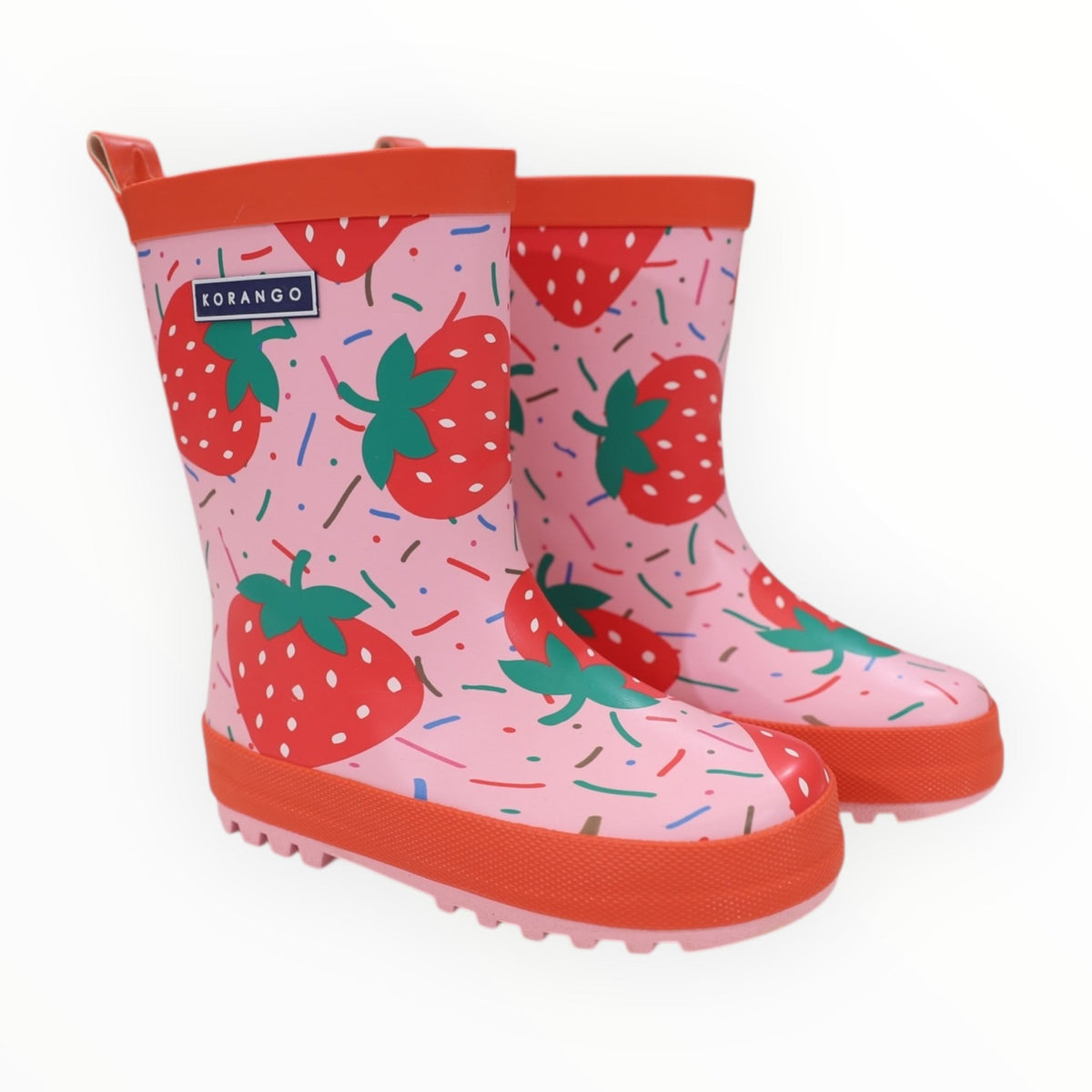 Korango - Bear Printed Gumboot - Charcoal