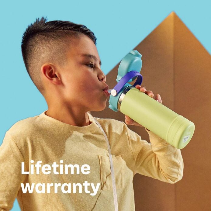 Hydro Flask Kids 18 oz Wide Mouth Water Bottle with Covered Cap and Boot