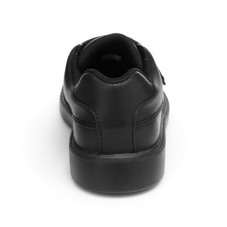 Stride Rite Sr Laurence Black School Uniform Shoes, children's uniform shoes — detail view