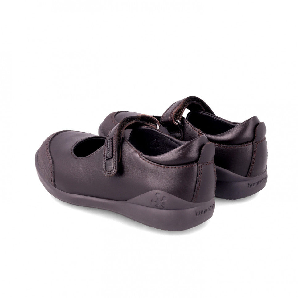 Biomecanics Girls Mary Jane School Shoes with Toe Guard Black 181121