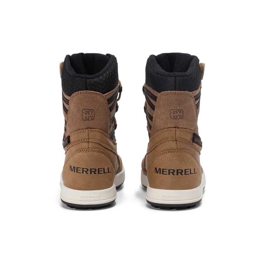 Merrell Snowbank 5.0 Waterproof Kids Winter Boot Wheat/Black