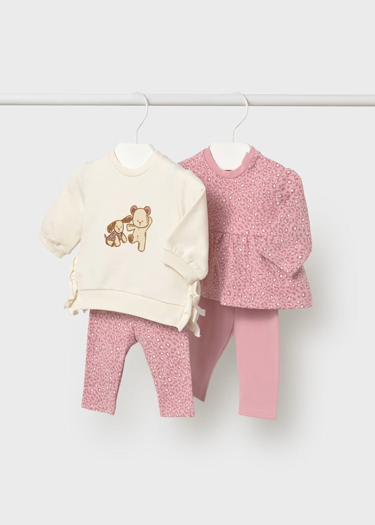 Mayoral - Newborn Girl 4-Piece Set - Orchid