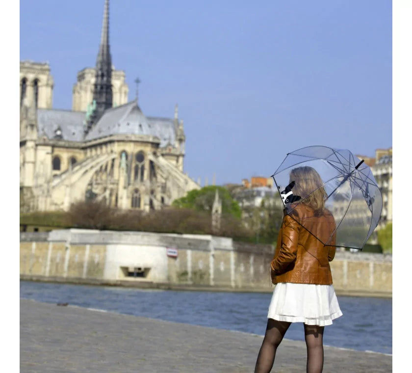 SMATI - Long Automatic Transparent Dog Umbrella