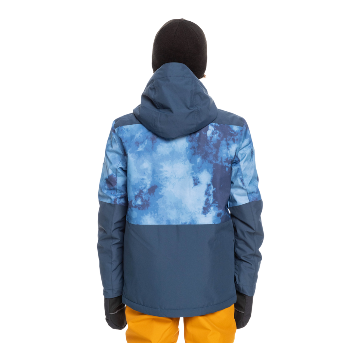QUIKSILVER Mission Printed Block Winter Jacket, children's jackets — closeup view