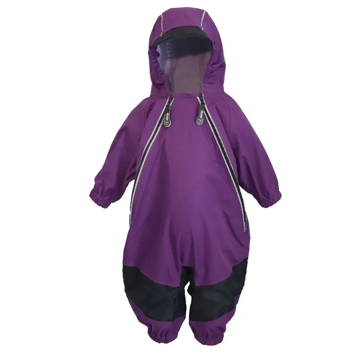 Calikids Waterproof Fleece Lined Rain Suit — waterproof, rain gear, children's outerwear — back view