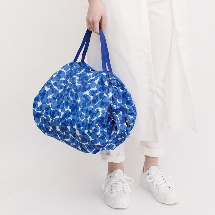 Shupatto Compact One-Pull Foldable Bag - Print - L