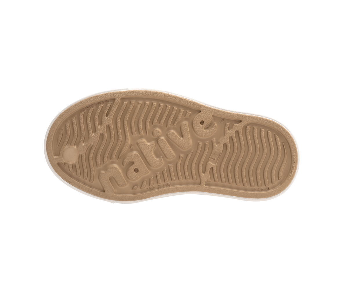Native Shoes Jefferson Kids' Classic Slip-On Sneaker – Lightweight EVA, Water-Friendly | Soft Colours