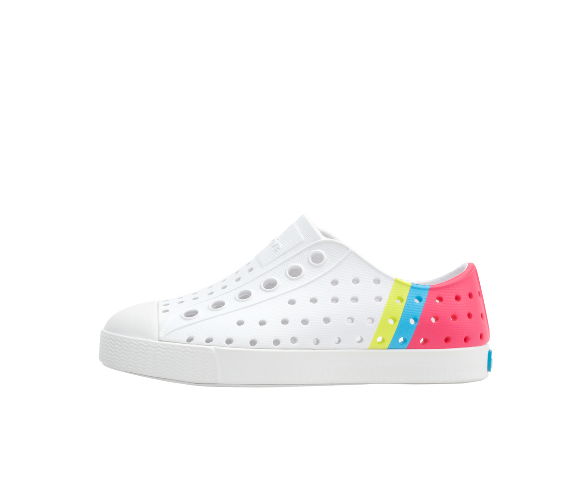Native Shoes - Jefferson Child Slip On - Sugarlite Block Print – Additional View 4