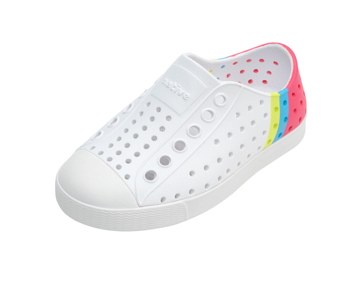 Native Shoes - Jefferson Child Slip On - Sugarlite Block Print – Additional View 3