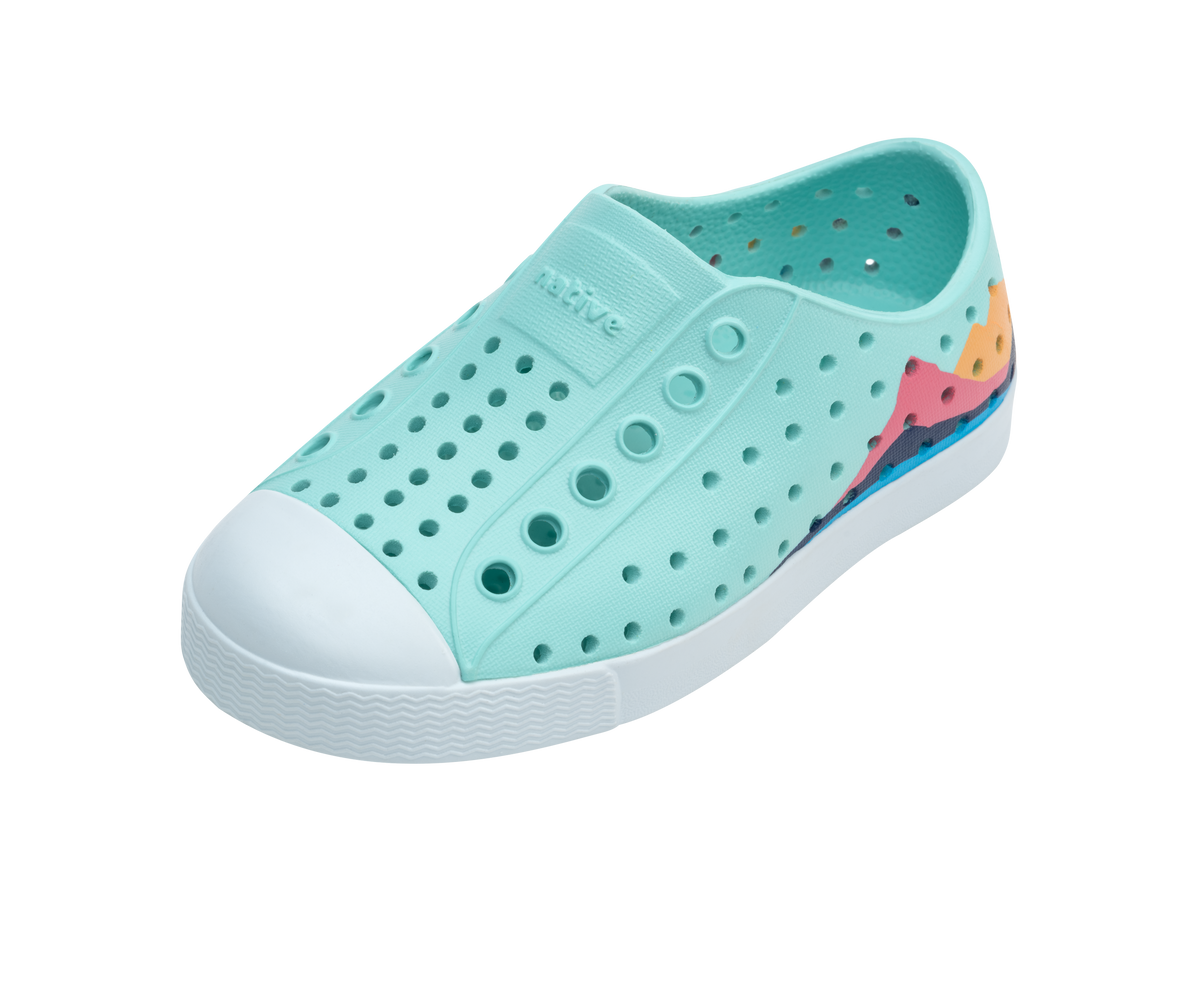 Native Shoes - Jefferson Child Slip On - Sugarlite Block Print – Additional View 2