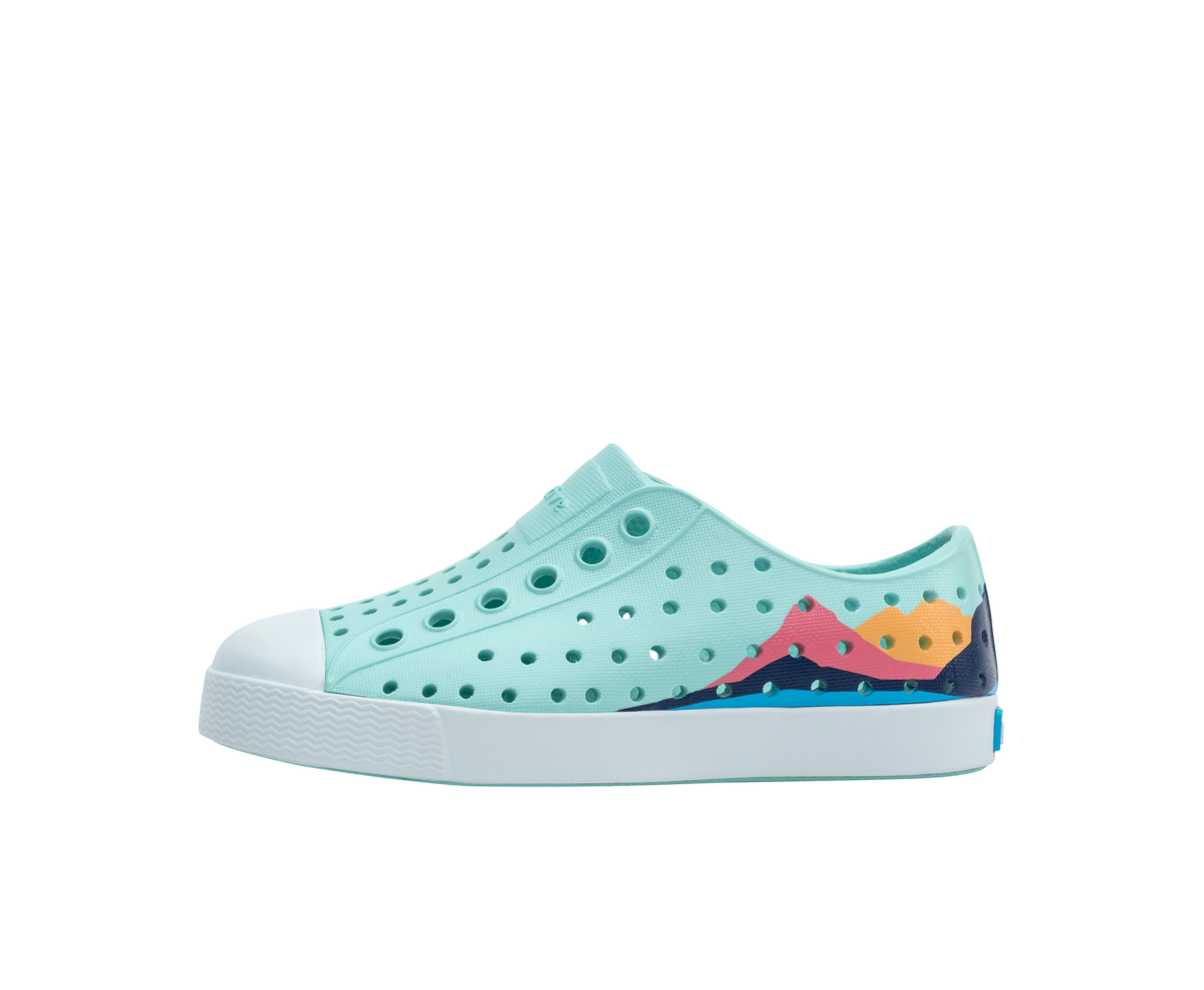 Native Shoes - Jefferson Child Slip On - Sugarlite Block Print – Additional View 1