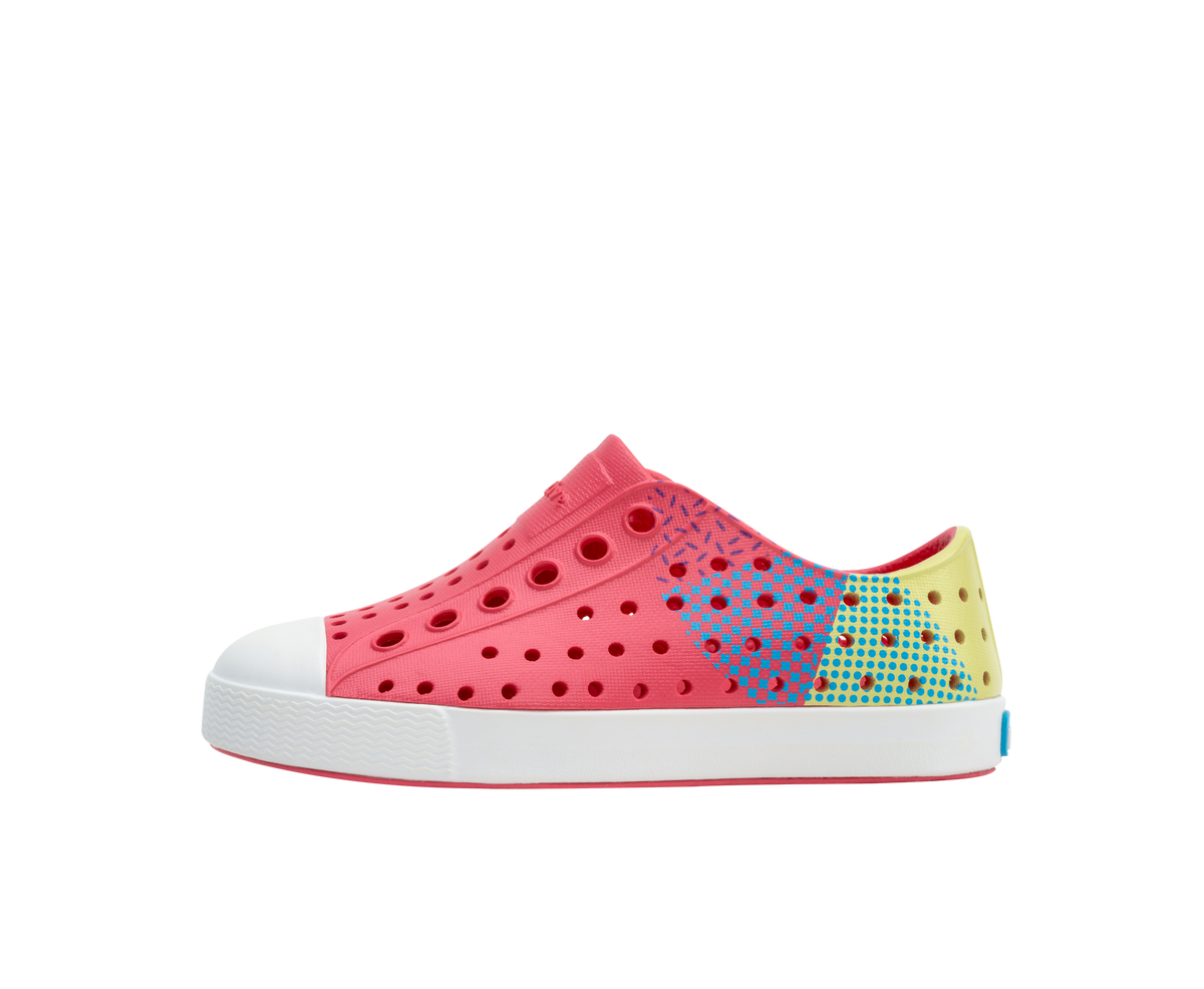 Native Shoes - Jefferson Child Slip On - Sugarlite Block Print by Native Shoes