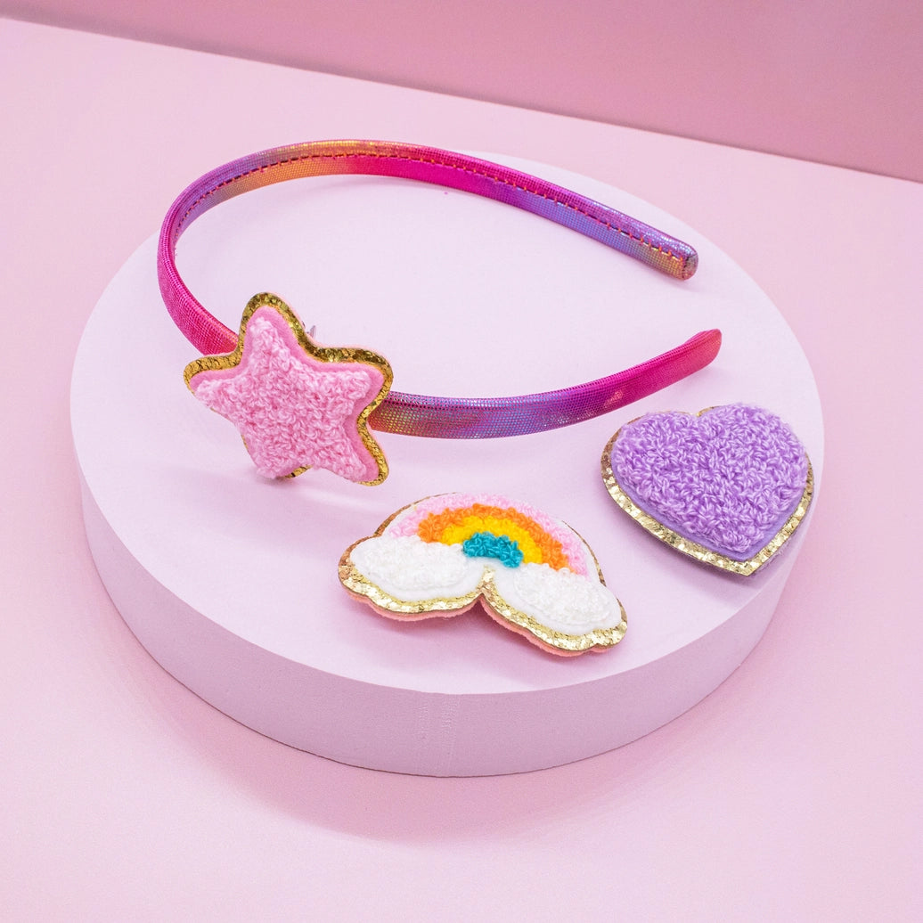Frog Sac - Interchangeable Charm Headband & Hair Clips