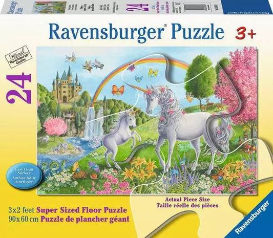 Ravensburger -  Prancing Unicorns Floor Puzzle 24pcs