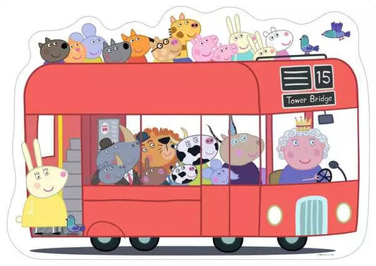 Ravensburger - Peppa Pig London Bus 24 pc Puzzle