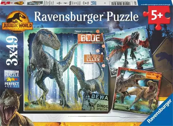 Ravensburger  - Jurassic World: Dominion 3x49 pc Puzzle