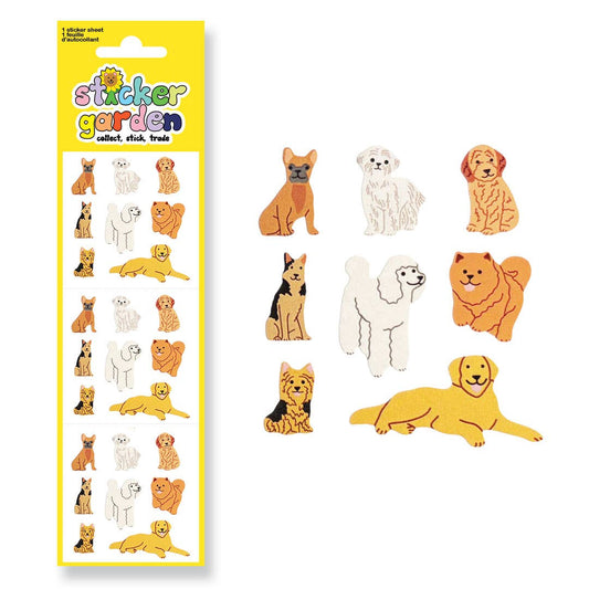 Sticker Garden - Glossy Dogs Sticker Sheet