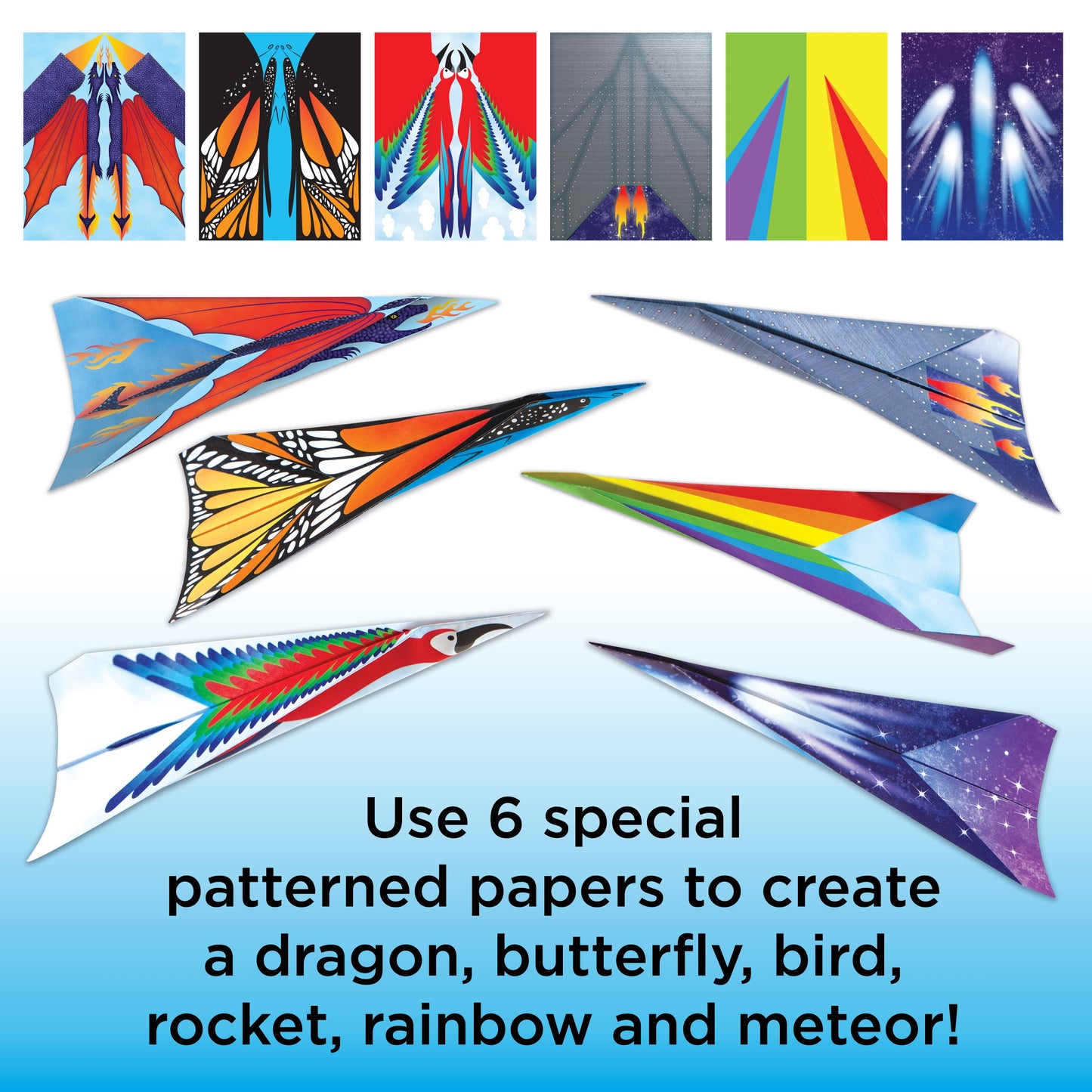 Faber-Castell / Creativity for Kids - Stunt Squadron Paper Airplane Craft Kit for Kids