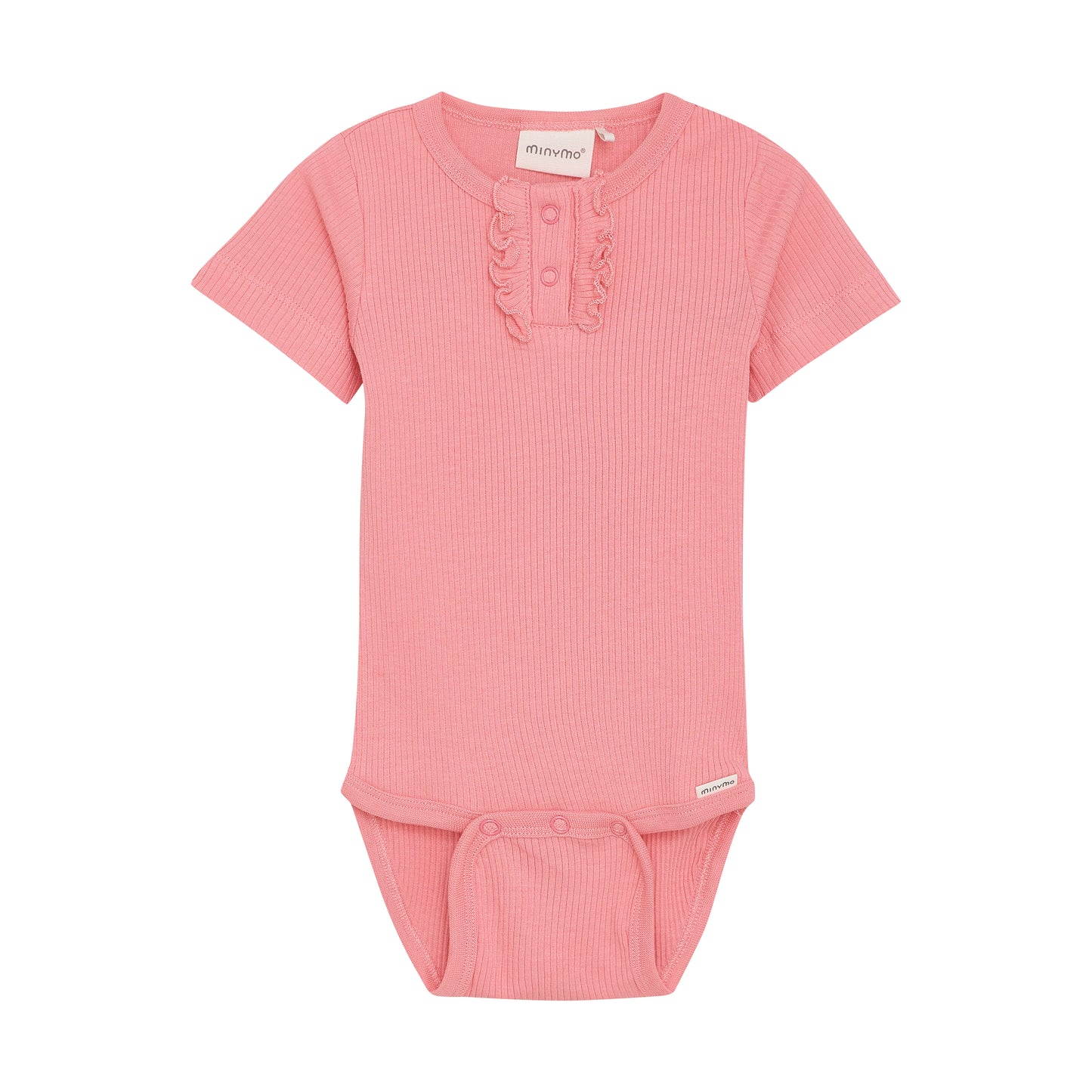 Minymo - Short Sleeved Ribbed Bodysuit