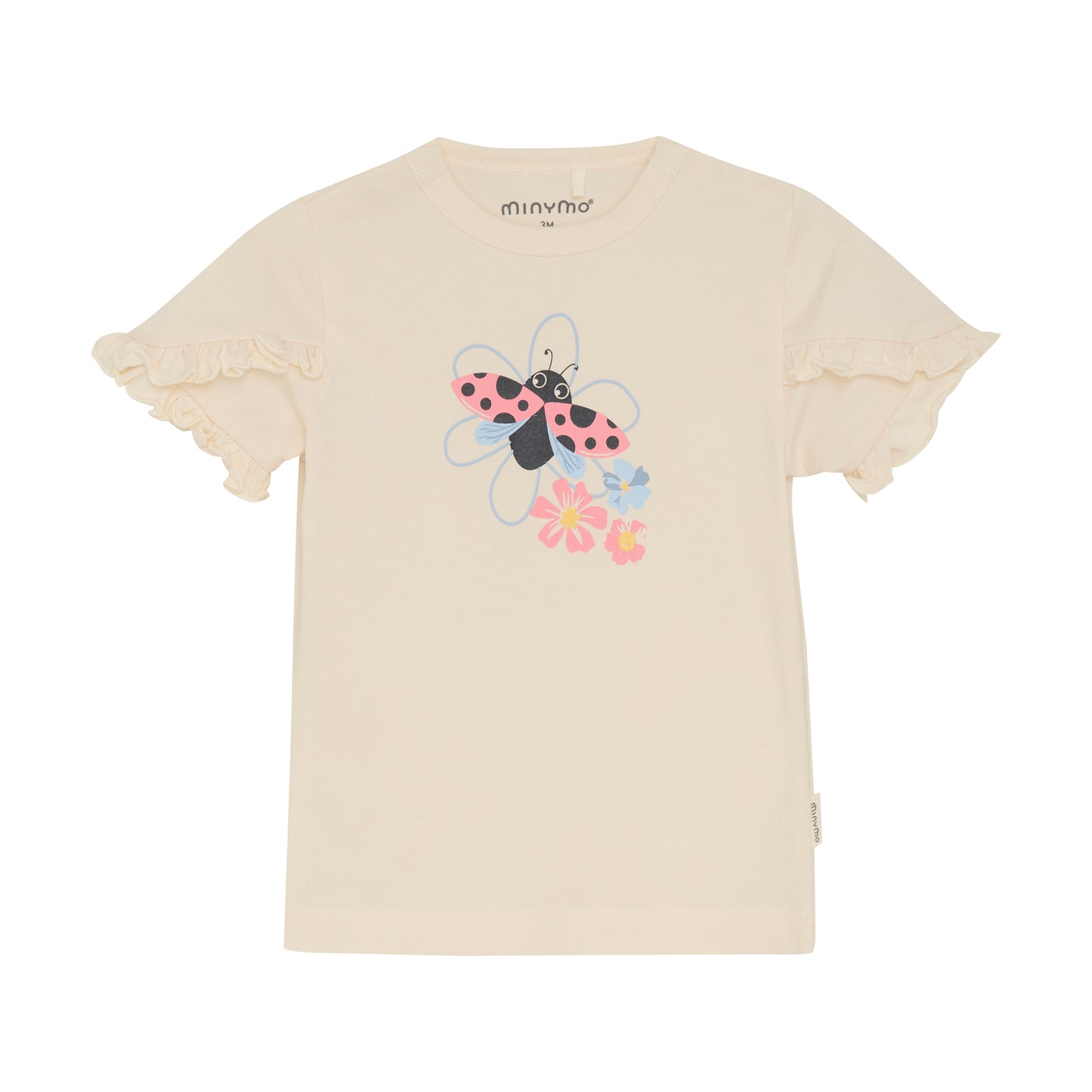 Minymo - Short Sleeve Ladybug Graphic T-Shirt