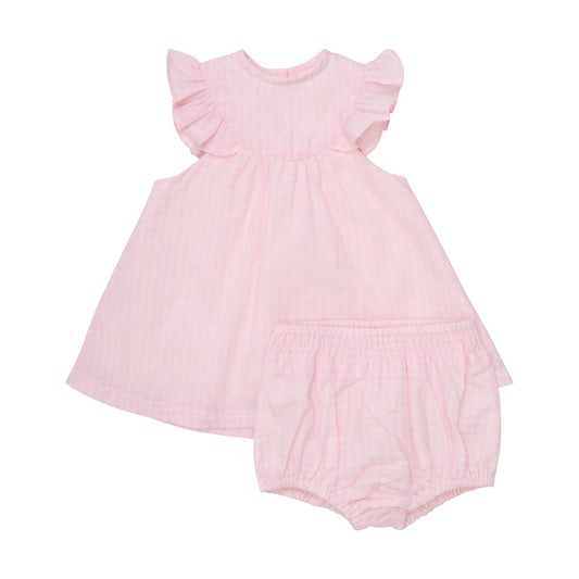 Minymo Dress Short Sleeve With Briefs  With Lining - 3 Months
