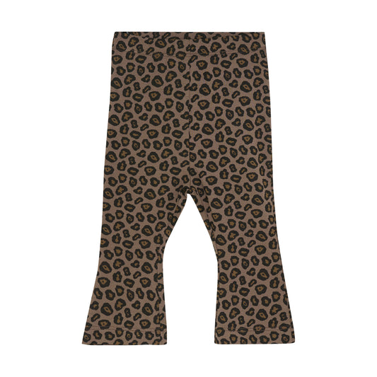 Minymo - Bell Bottom Jaguar Print Leggings - 3M