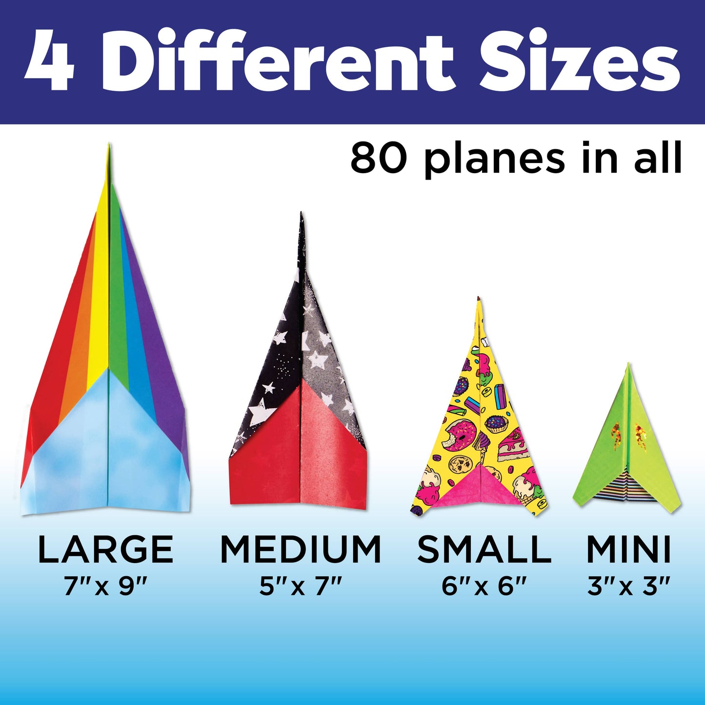 Faber-Castell / Creativity for Kids - Stunt Squadron Paper Airplane Craft Kit for Kids