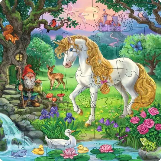 Ravensburger - Wooden Puzzle: Magical Unicorn 44 pcs