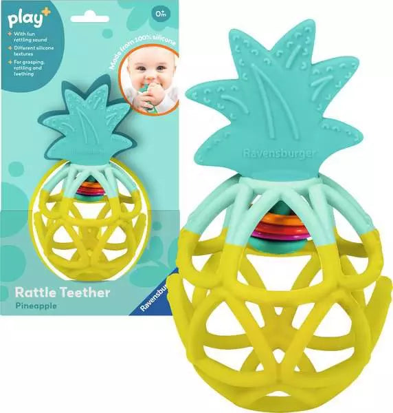 Ravensburger - play+ Rattle Teether: Pineapple