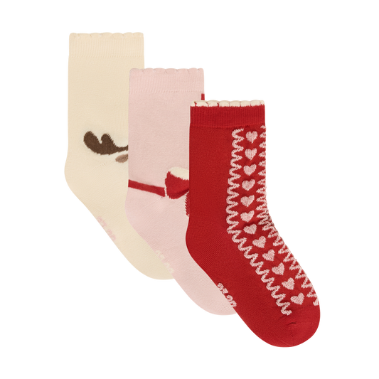 Minymo Cotton Christmas Socks 3 Pack