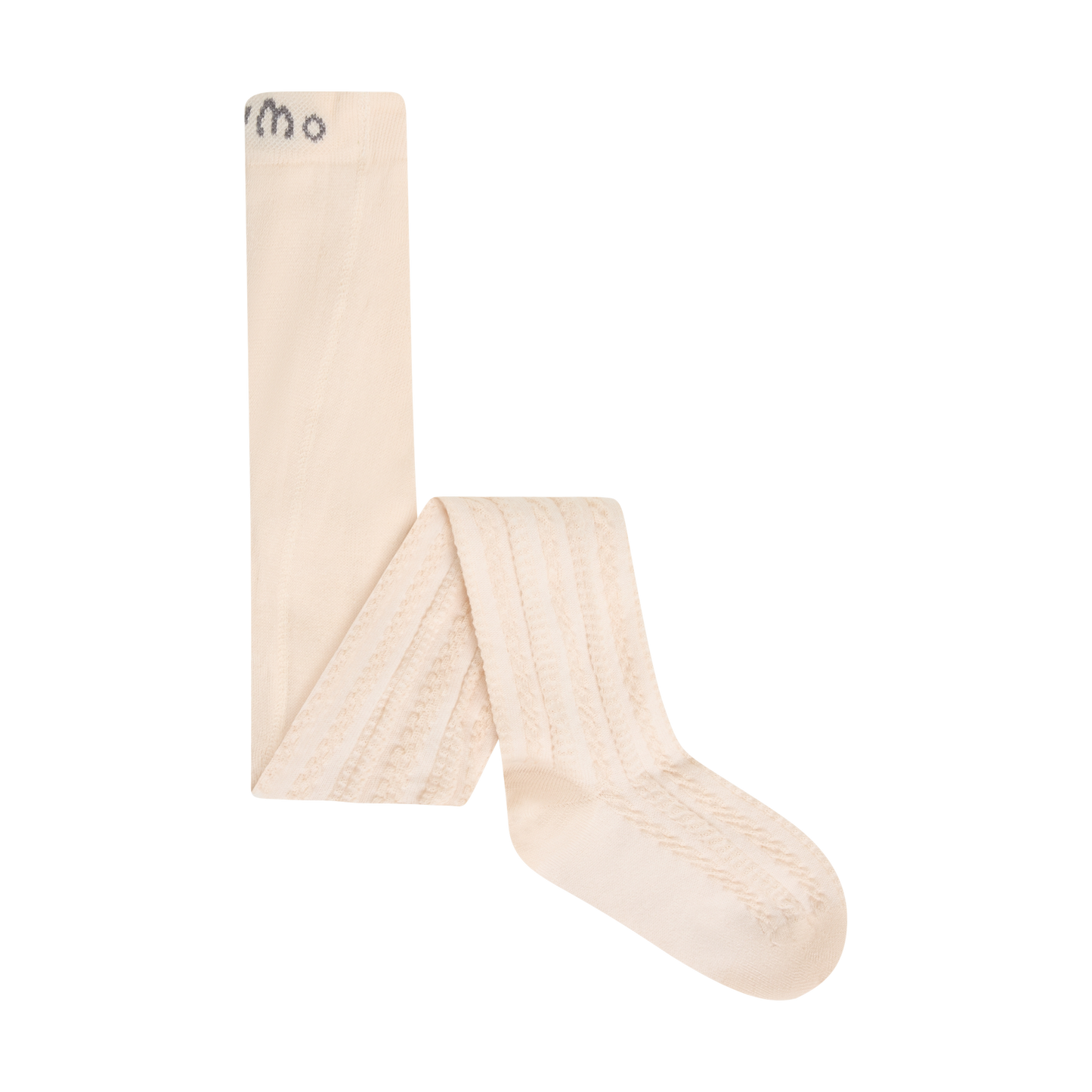 Minymo Cotton Cable Knit Stockings 2-Pack