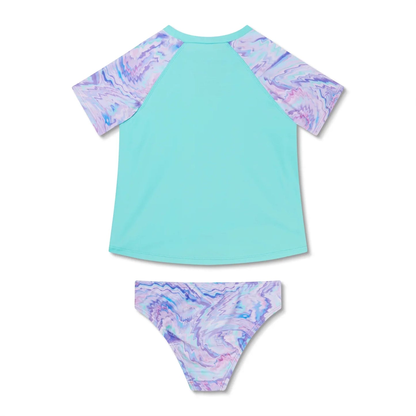 Speedo S/S Rashgaurd Set Artic Glass