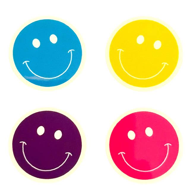 Sticker Garden - Glow in the Dark Happy Faces Sticker Sheet
