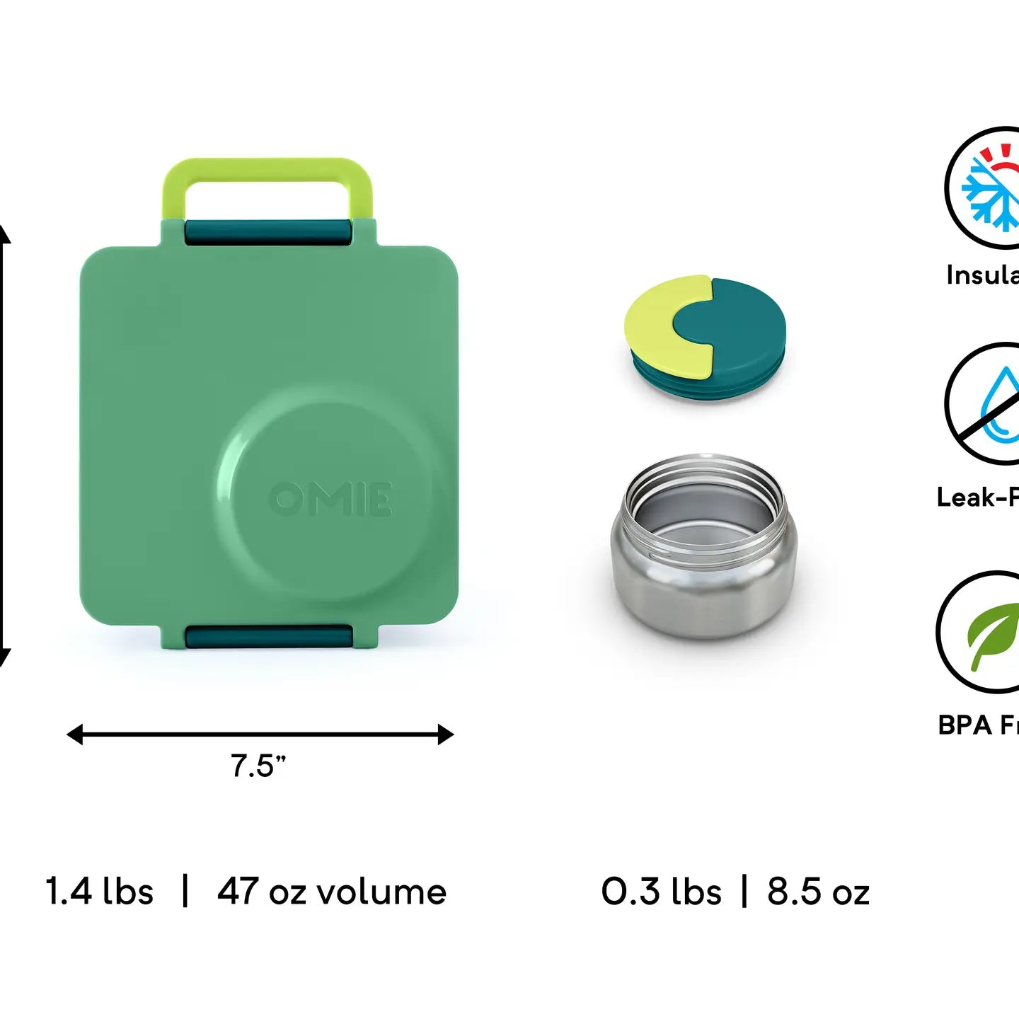 OmieLife - OmieBox Bento Lunch Box