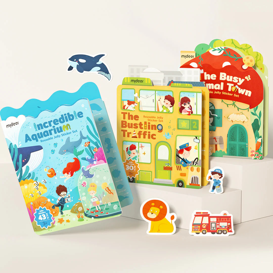 Mideer Reusable Jelly Sticker Activity Book