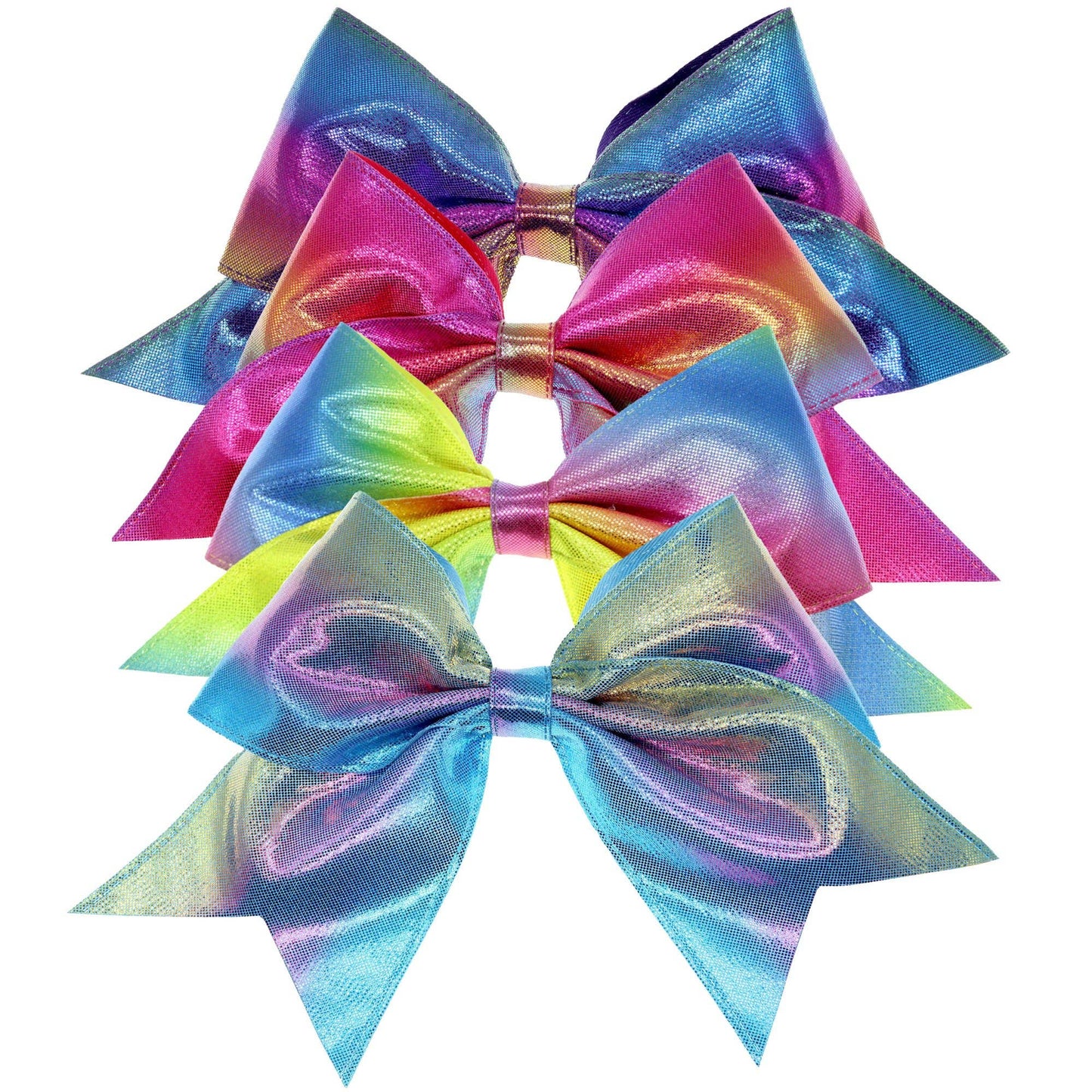 Frog Sac Large Mermaid Hair Bows, 4-Pack