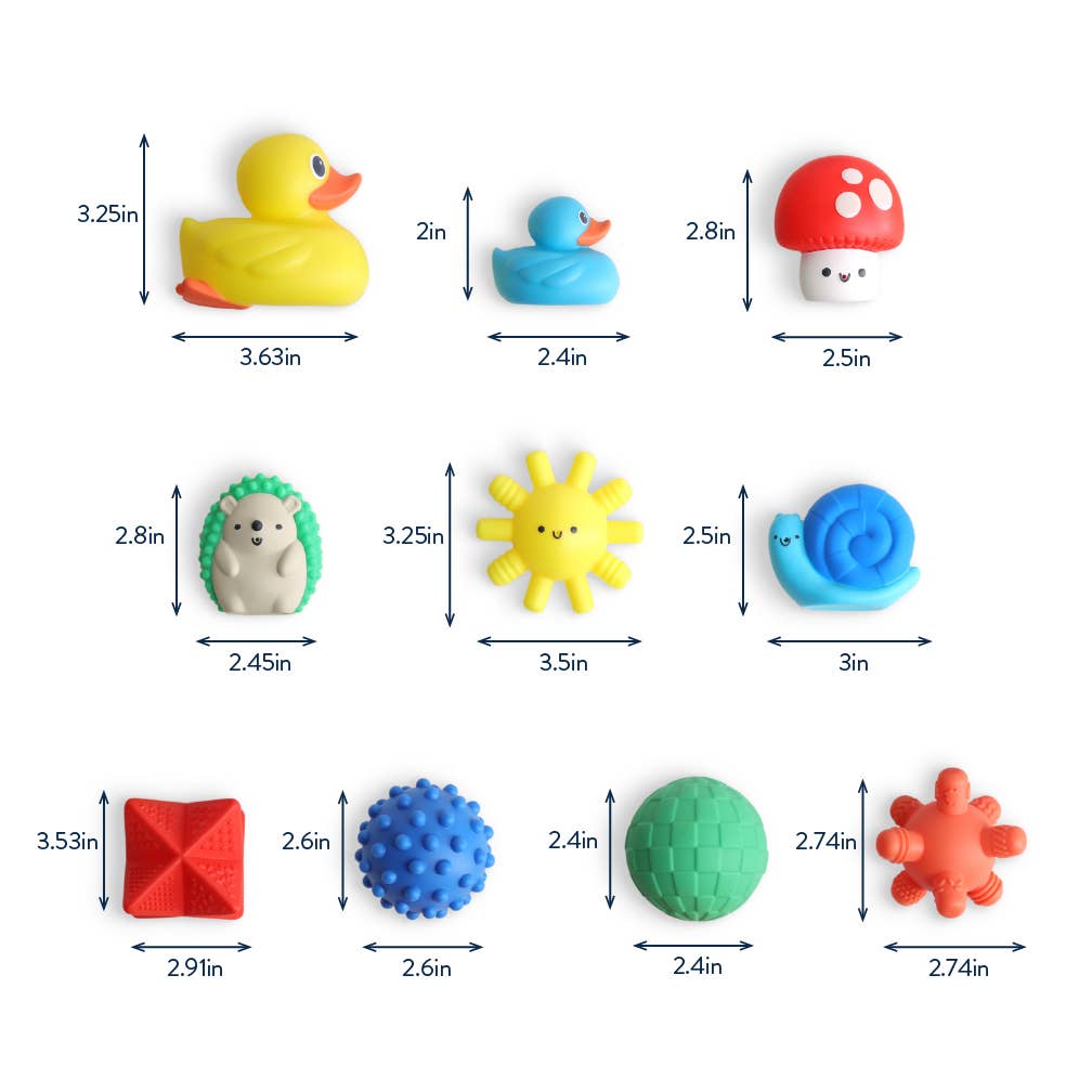 Itzy Ritzy - Itzy Splash Gift Set Soft Bath + Water Toys