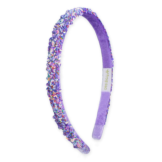 Frog Sac - Thin Sequin Headband - Non Slip Hair Accessories for Kids