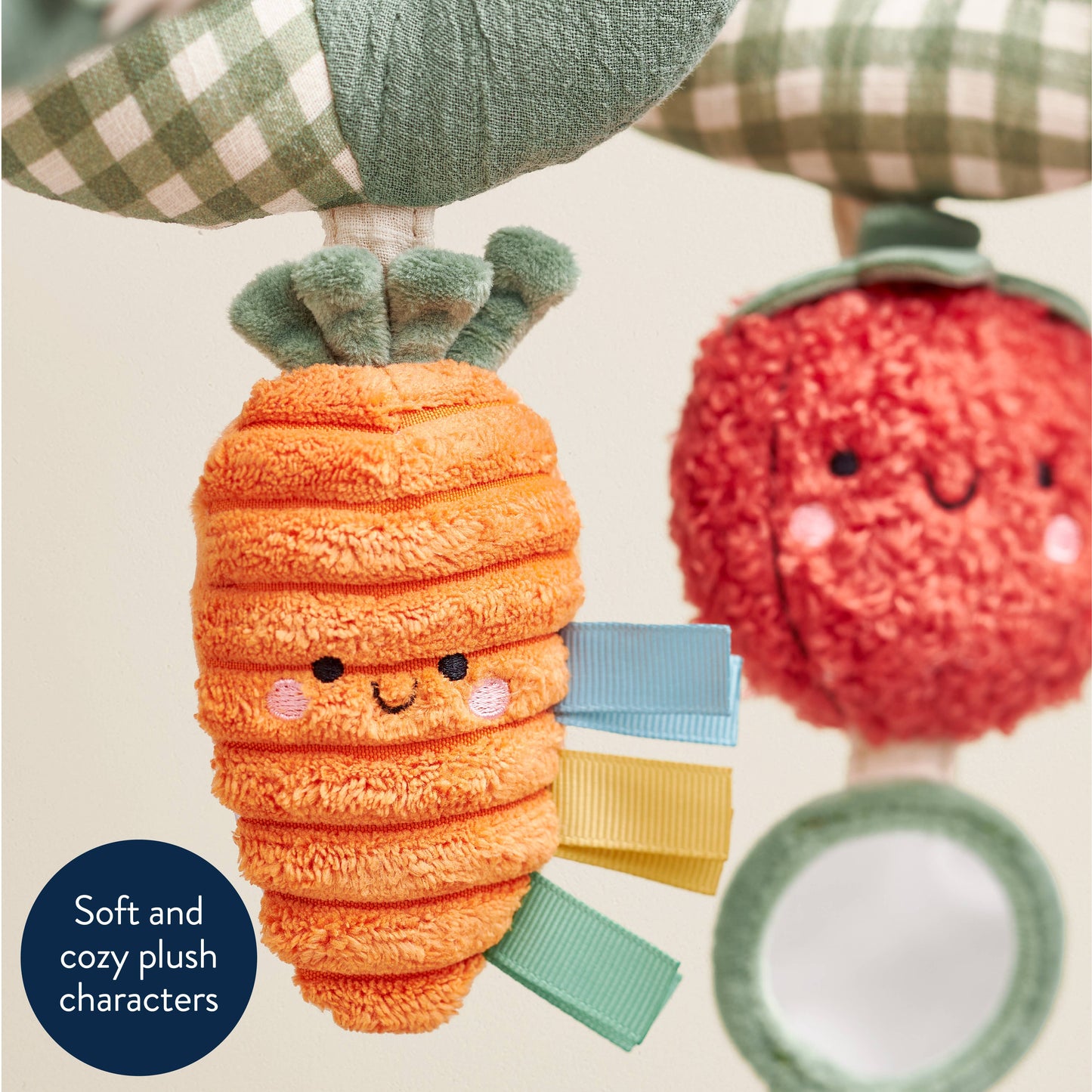 Itzy Ritzy - Itzy Bitzy Spiral Car Seat Activity Toy: Veggie