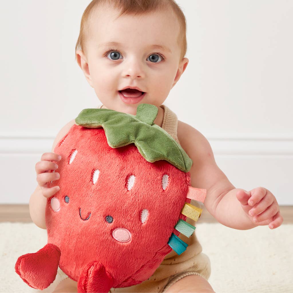 Itzy Ritzy - Sweetie Snuggles Plush: Strawberry