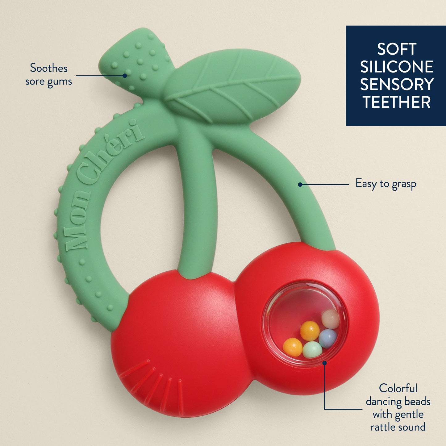 Itzy Ritzy - Bitzy Shake - Silicone Teether with Rattle