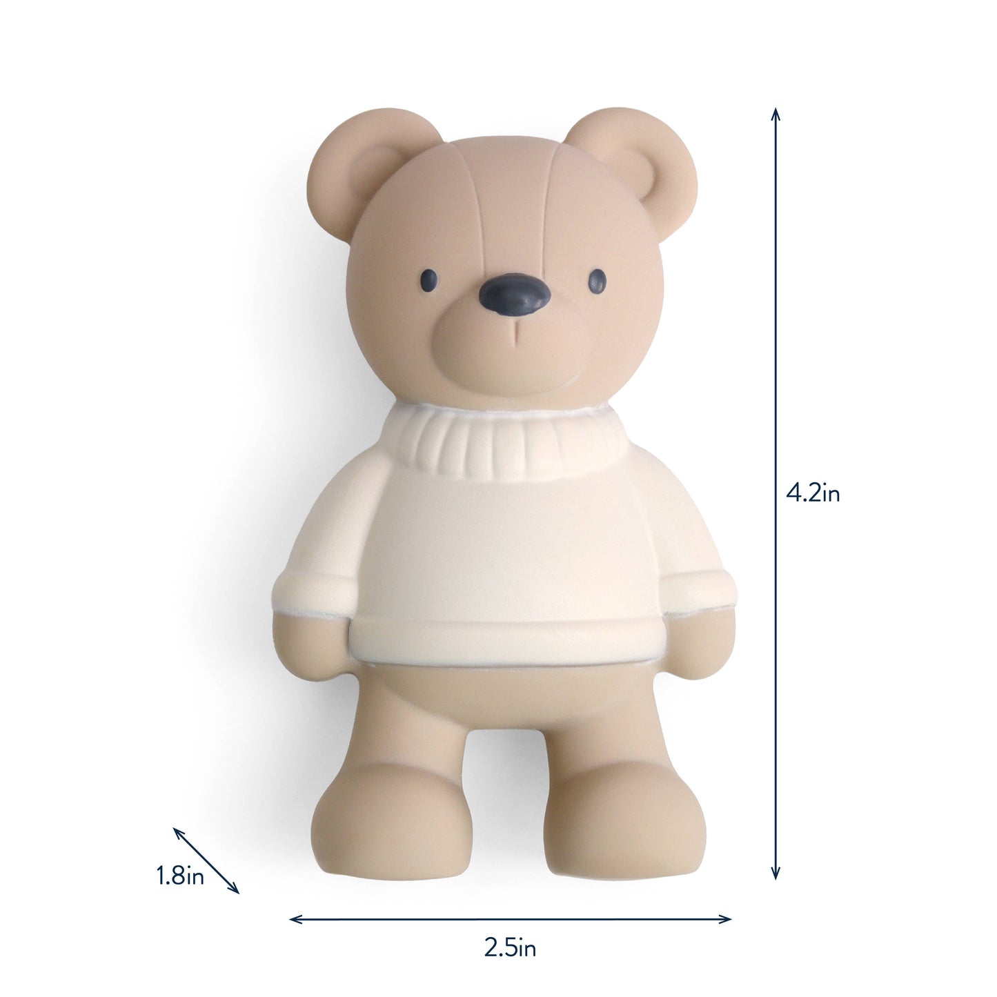 Itzy Ritzy -  Chew Crew: Bear Natural Rubber Teether